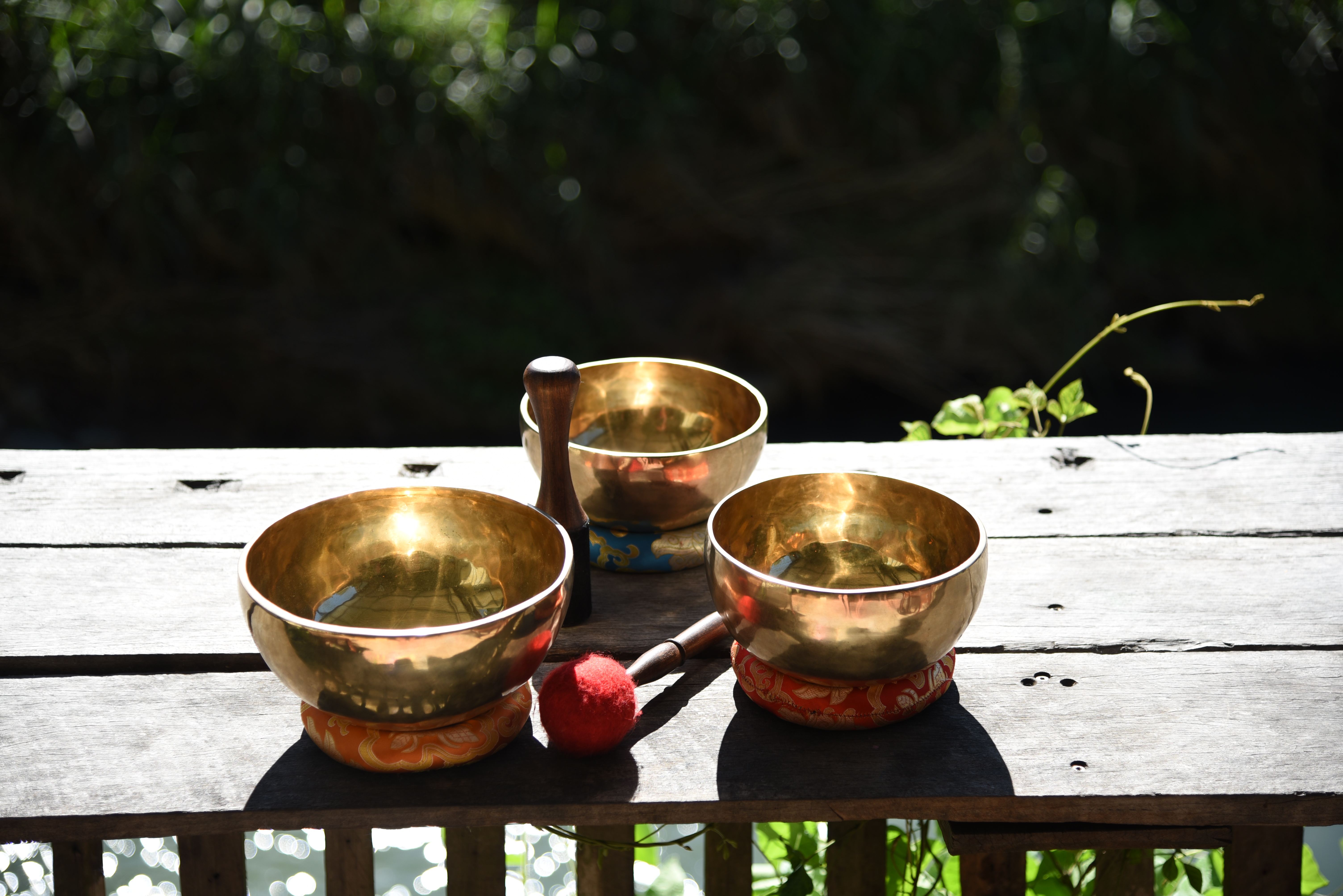 3-Piece Tibetan Singing Bowls view 3