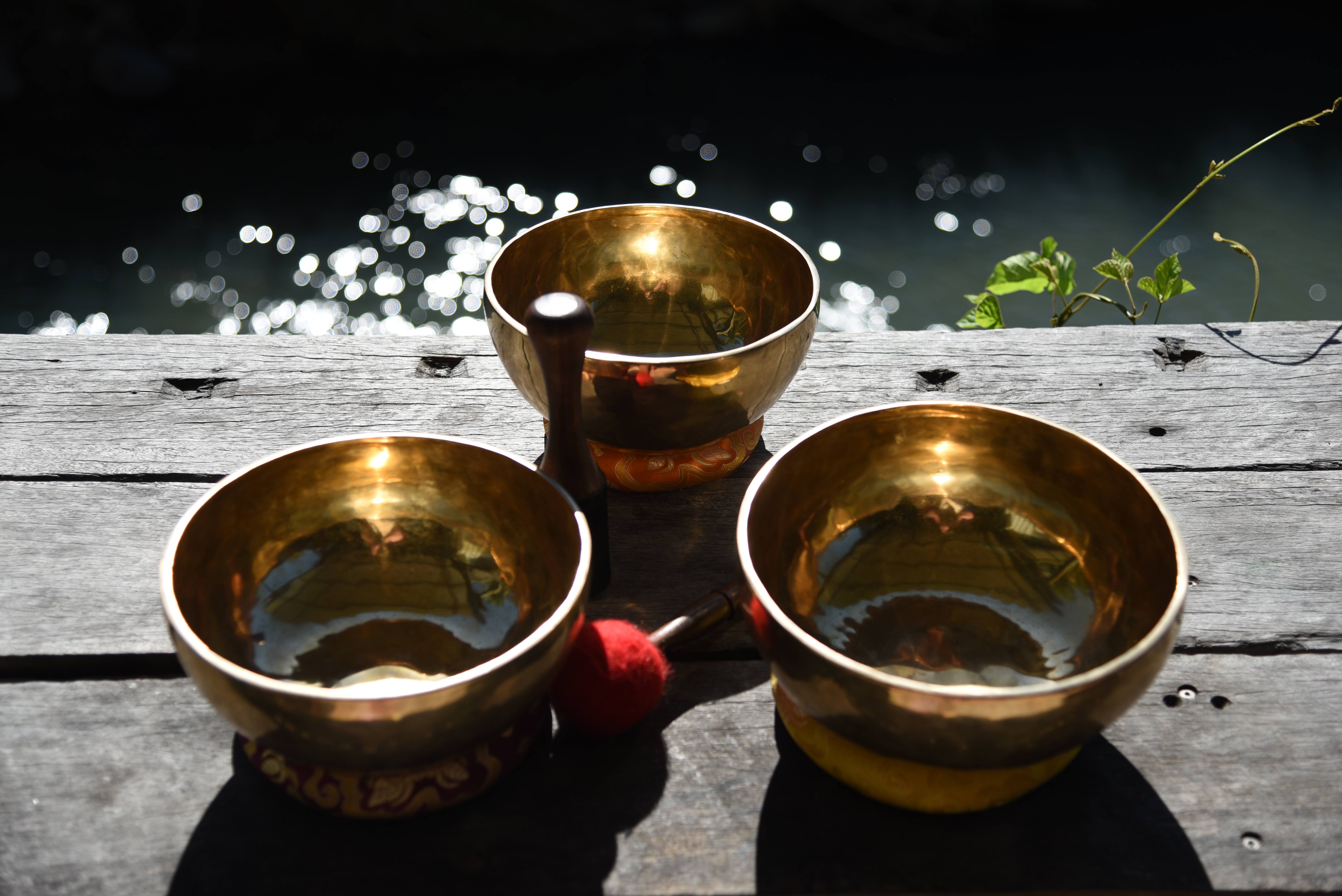 3-Piece Tibetan Singing Bowls view 4