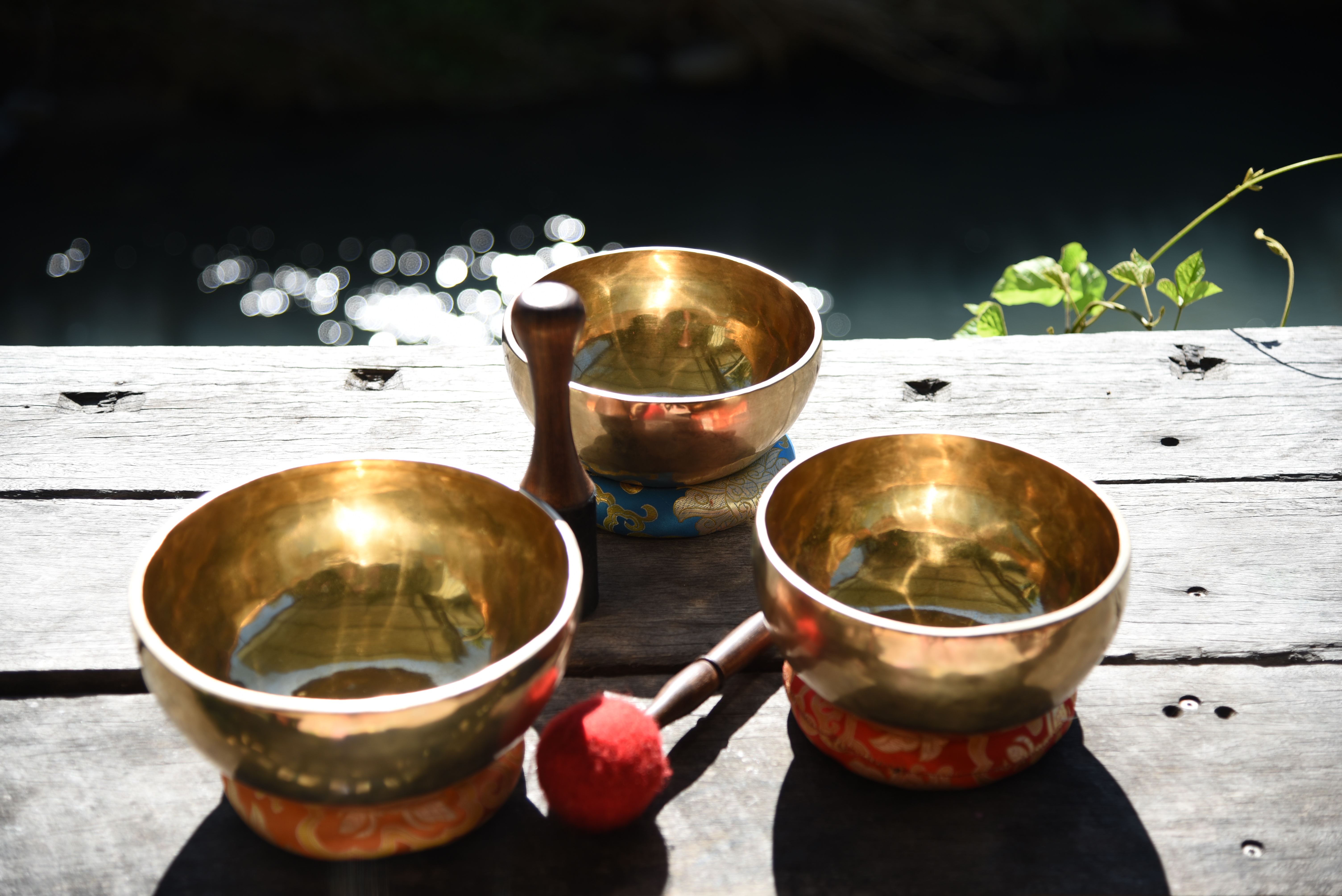 3-Piece Tibetan Singing Bowls view 5