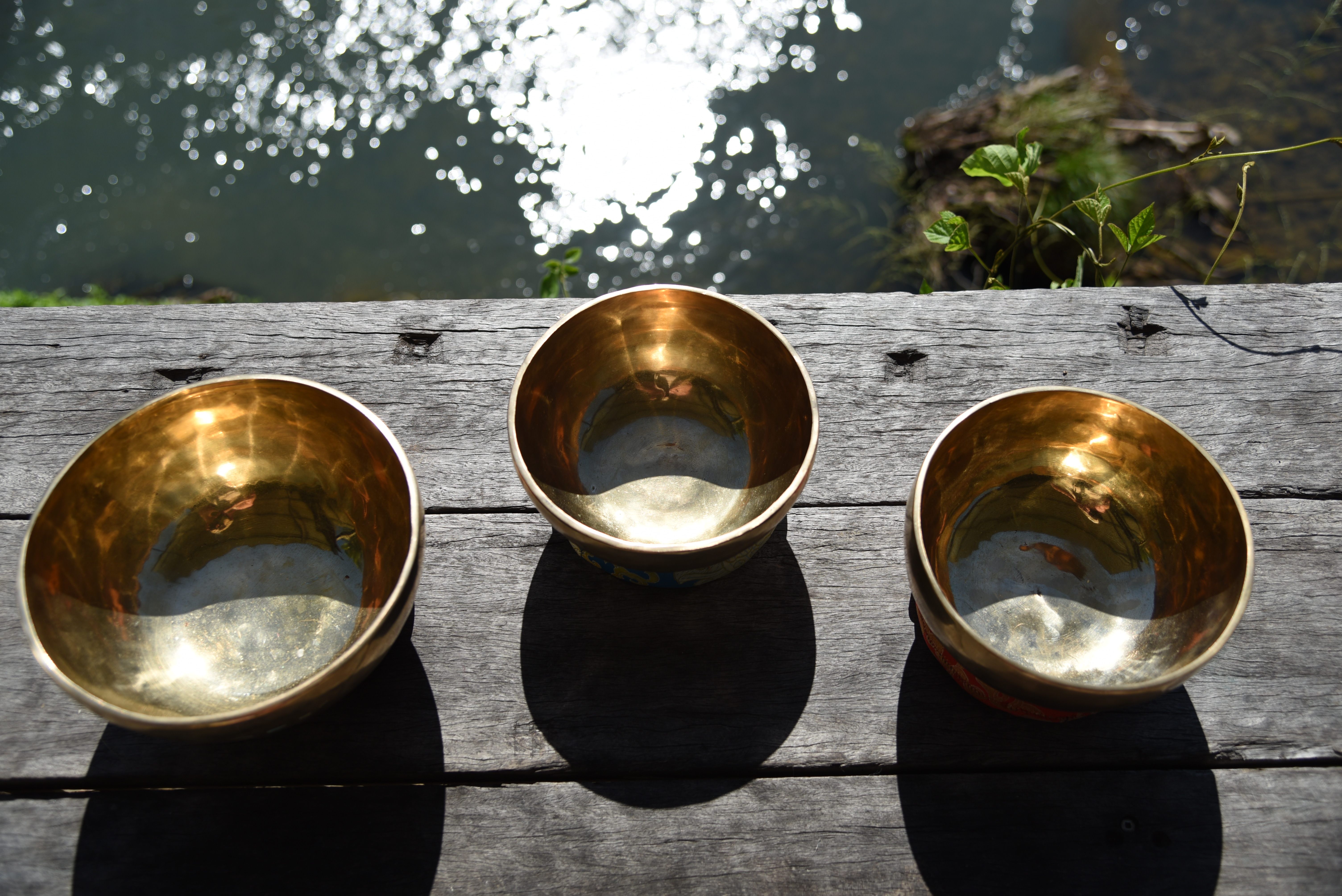 3-Piece Tibetan Singing Bowls view 2