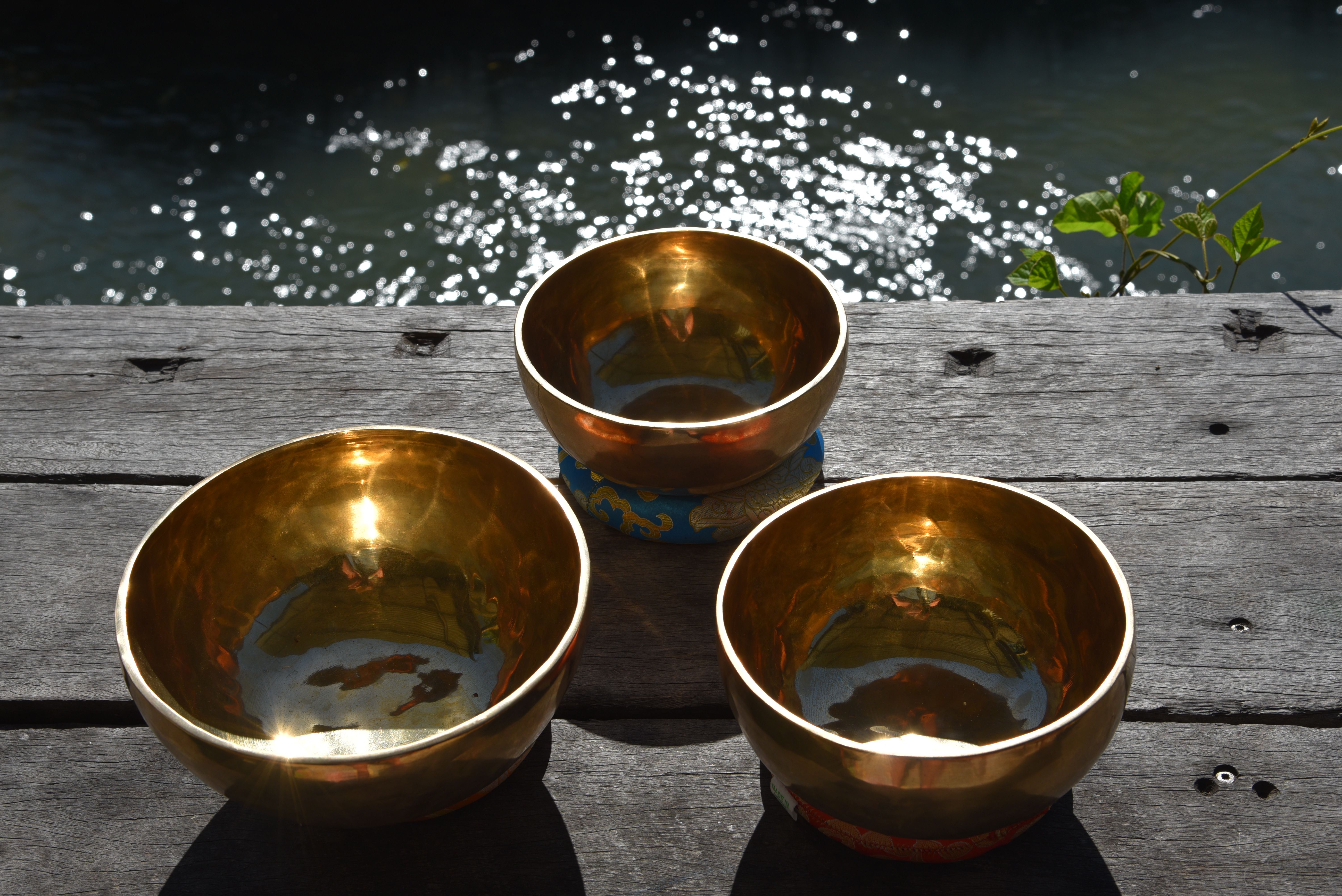 3-Piece Tibetan Singing Bowls view 4